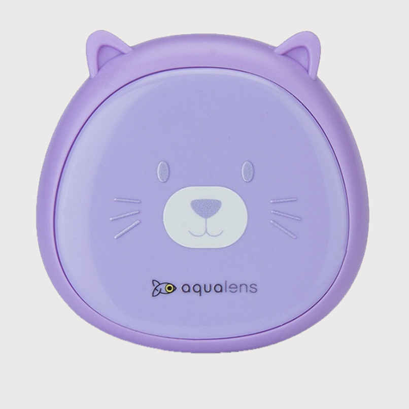 Aqualens Contact Lens Designer Case - Purple | Round