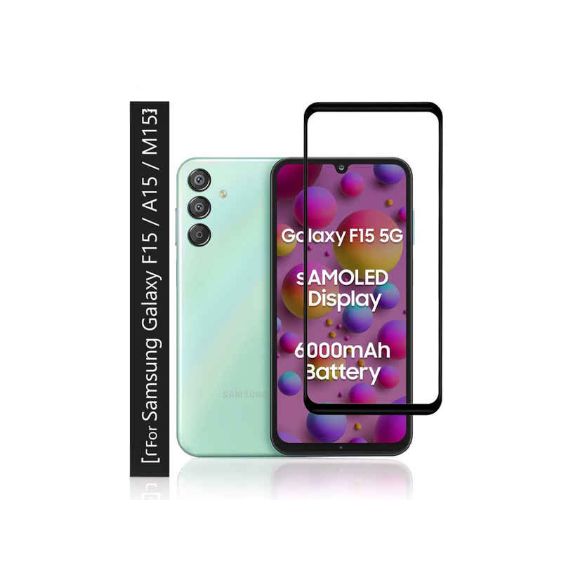 Kwine Case Samsung Galaxy F15 / A15 / M15 Tempered Glass Screen Protector