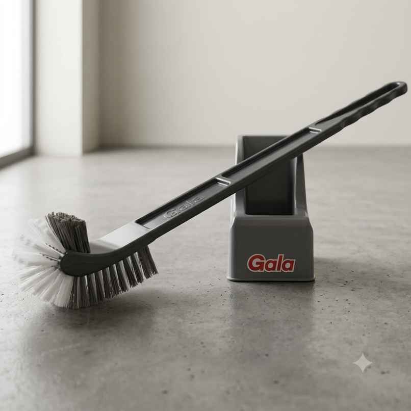 Gala Double Hockey Toilet Brush with Container