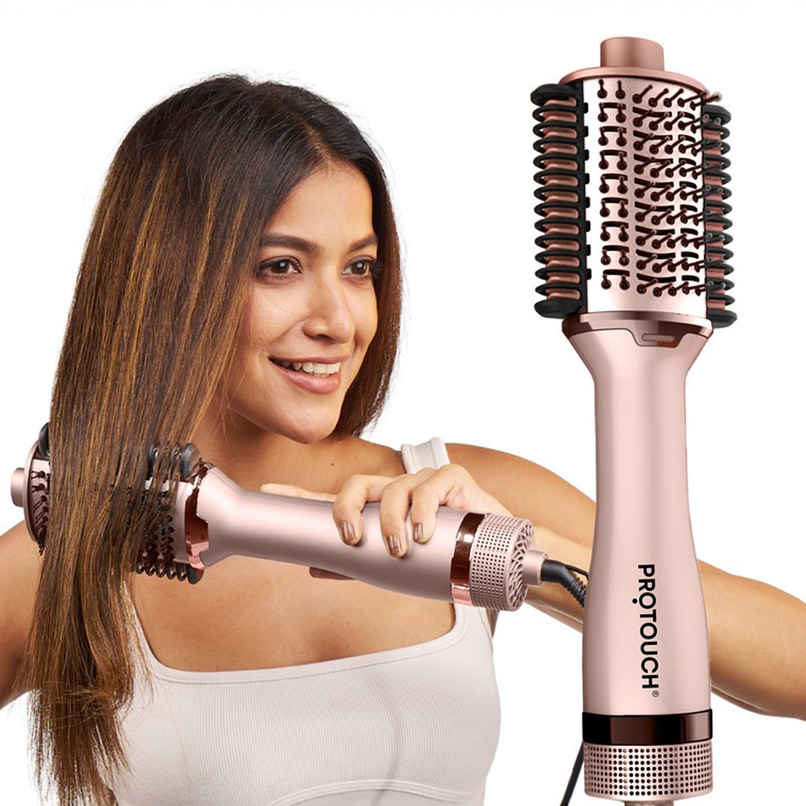 PROTOUCH Born to Shine 2-in-1 Blow Brush | Hair Dryer & Volumizer | Smooth & Shine | 1200W