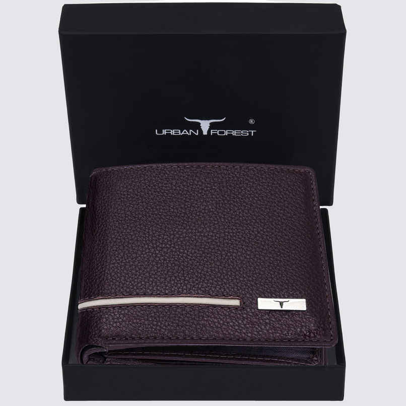 URBAN FOREST Men's Stag Leather Wallet | Brown & Sand URBAN FOREST Men's Stag Leather Wallet | Brown & Sand