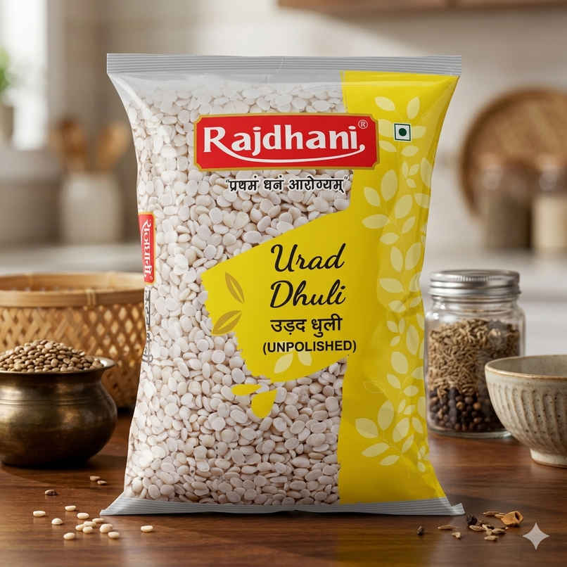 Rajdhani Unpolished Urad Dal /Dhuli