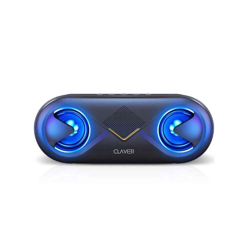 Sounce Clavier Supersonic Portable Bluetooth Speaker, Bluetooth 5.0 Wireless Speakers with 10W HD Sound and Rich Bass, 12H Playtime, Built-in Mic for iPhone & Android - Black