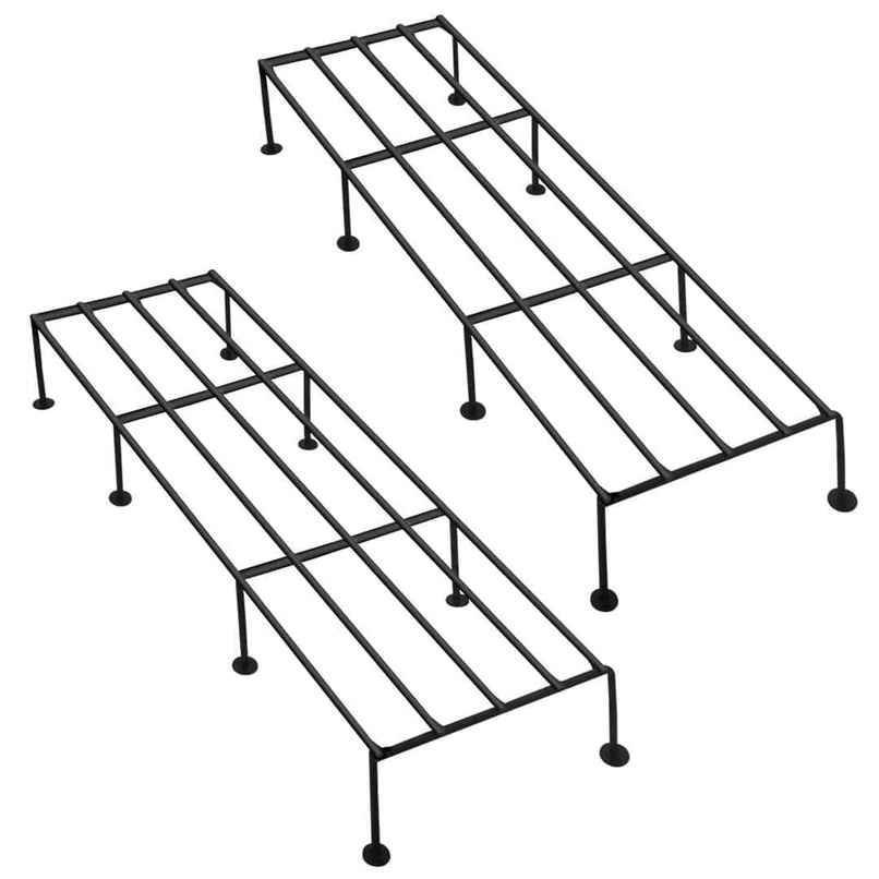 TrustBasket Indigo Metal Pot Stand - 24 Inch | Garden Planter Stand for Balcony