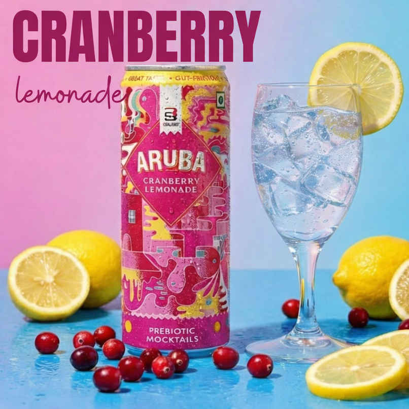 Aruba - Cranberry Lemonade | Prebiotic Mocktail by 3Sisters
