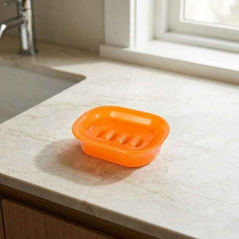 Soham Housewares Plastic Soap Dish | Color May Vary| Kupid Soham Housewares Plastic Soap Dish | Color May Vary| Kupid