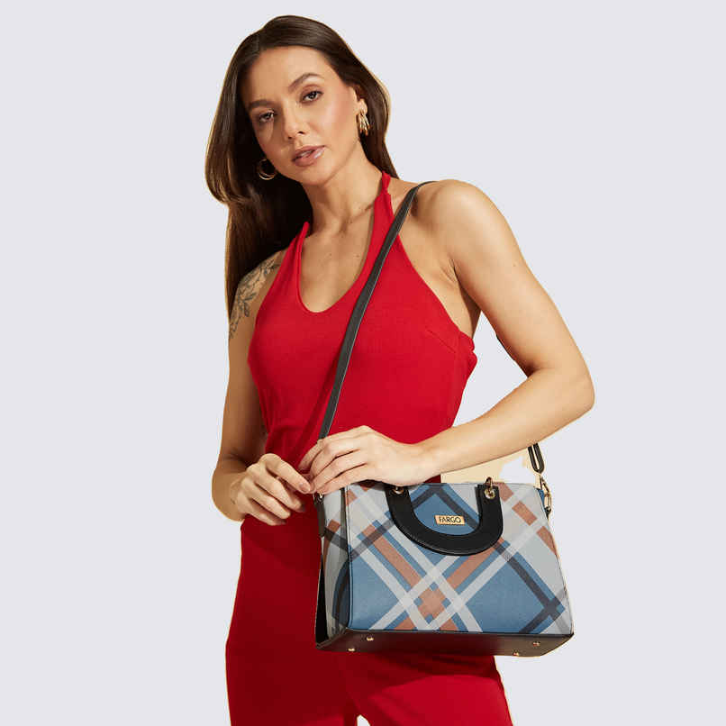 Fargo Stylish Women Grey Handbag