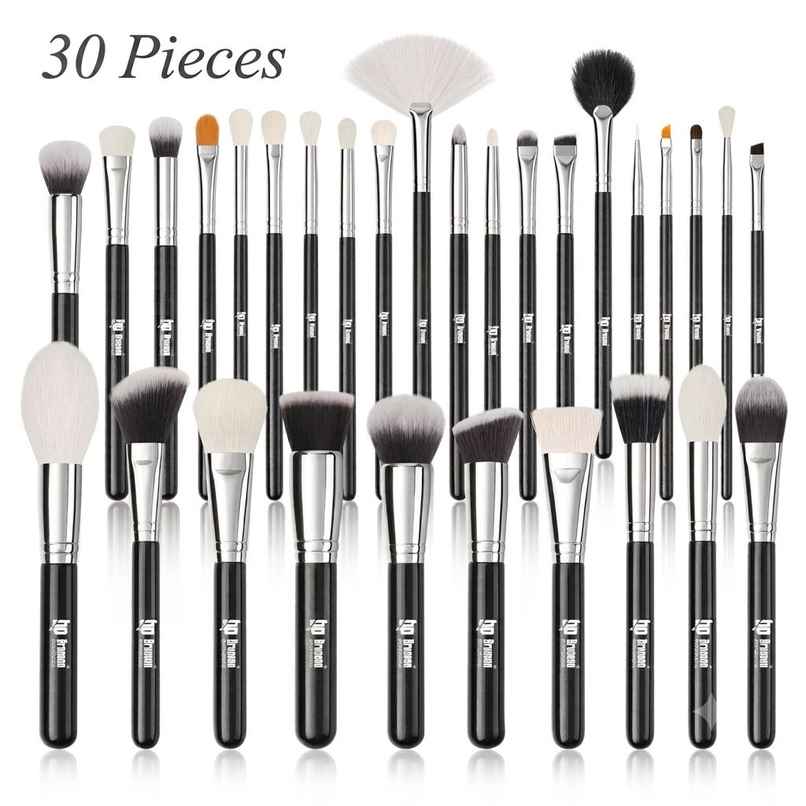 Bronson Porfessional 30 Pcs Brush Set for Face & Eye Luxury Makeup Tool Soft Bristles Bronson Porfessional 30 Pcs Brush Set for Face & Eye Luxury Makeup Tool Soft Bristles