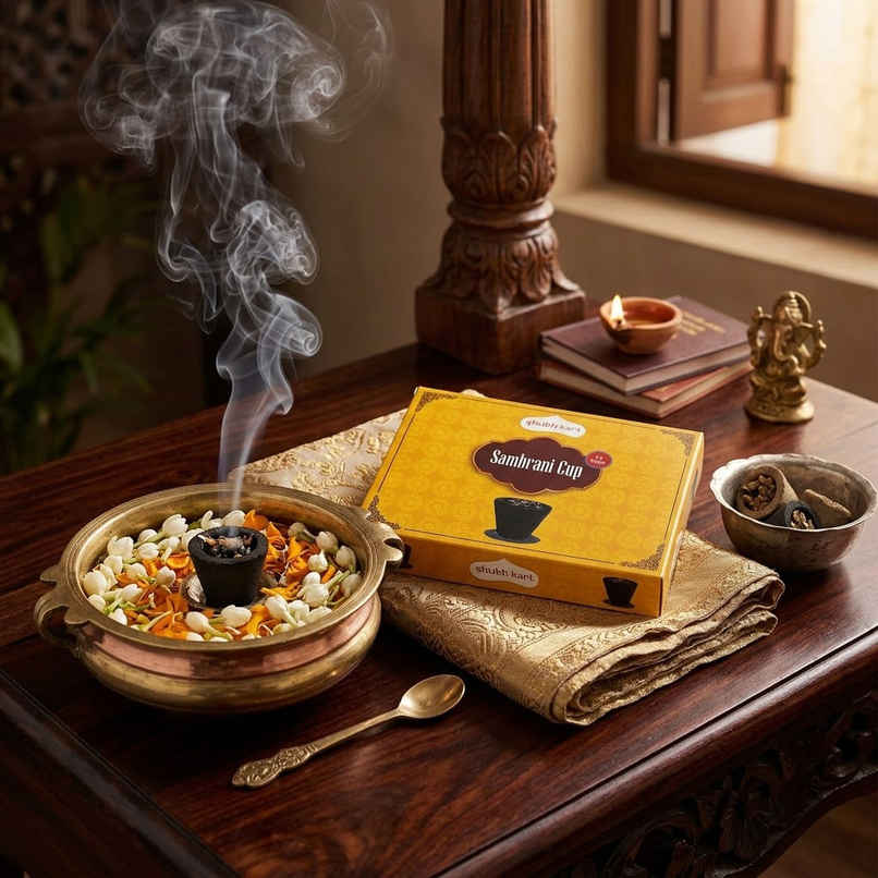 Sambrani Cup Traditional Fragrance | Shubhkart Sambrani Cup Traditional Fragrance | Shubhkart