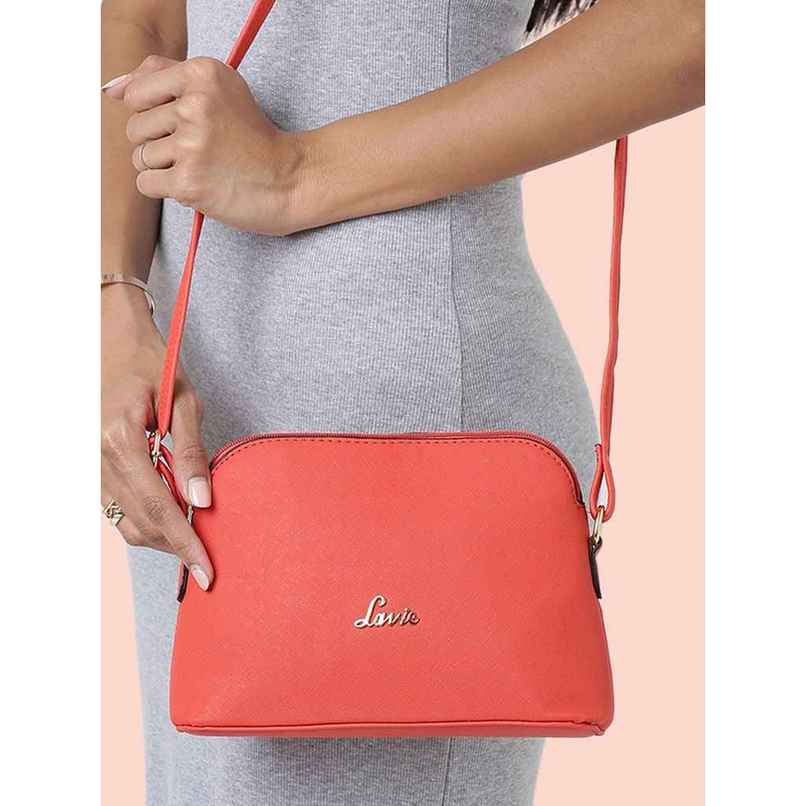 Lavie Women's Hand Bag | Medium | Coral