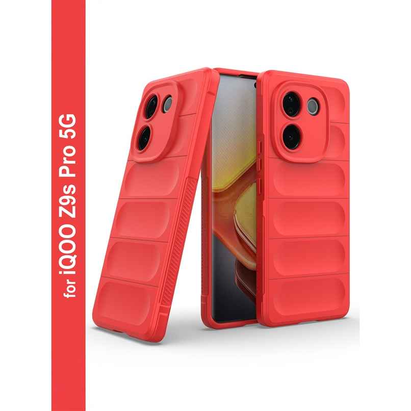 Zapcase Back Cover for iQOO Z9s Pro 5G | Magic-Red