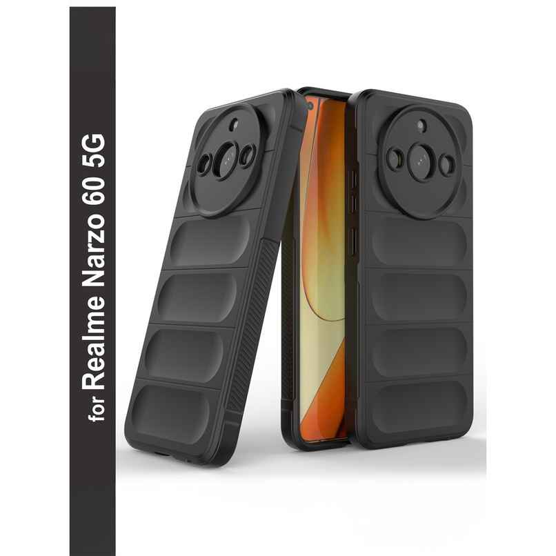 Zapcase Back Cover for Realme Narzo 60 5G | Magic-Black