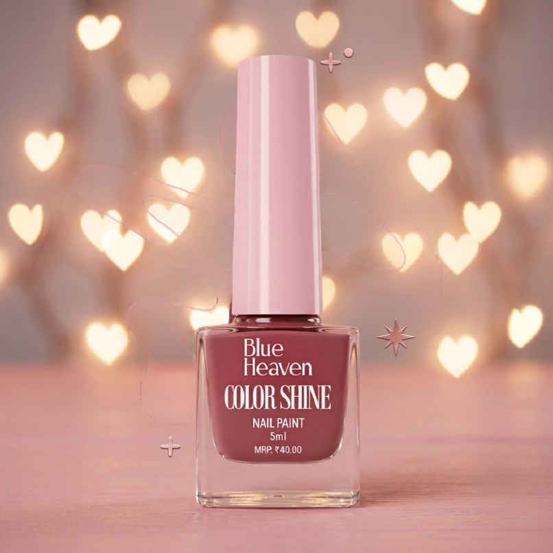 Blue Heaven Color Shine Nail Polish | Glossy Gel Finish | Quick Drying Formula | Shade 22
