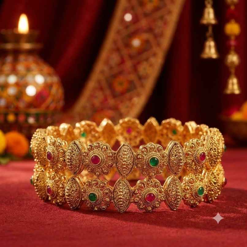 Youbella Jewellery For Women Gold Plated Bracelet Bangles For Women(Ybbn - 92141 - 2.4) Youbella Jewellery For Women Gold Plated Bracelet Bangles For Women(Ybbn - 92141 - 2.4)