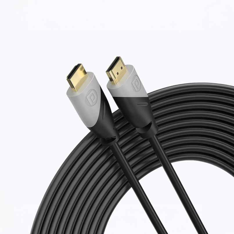 Portronics Konnect Sync 4K, 60Hz HDMI to HDMI Cable, 1.5M Length with Support eARC and Compatible with Smart HDTV, Laptop, Monitor, Projector, eARC enable Soundbar - Black