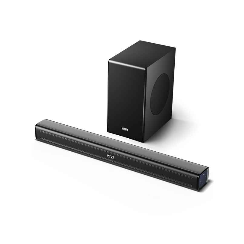 Mivi Fort R190 Soundbar,160 Watts,2.1 Channel And Eq Modes,Bt V5.1 160 W Bluetooth Soundbar