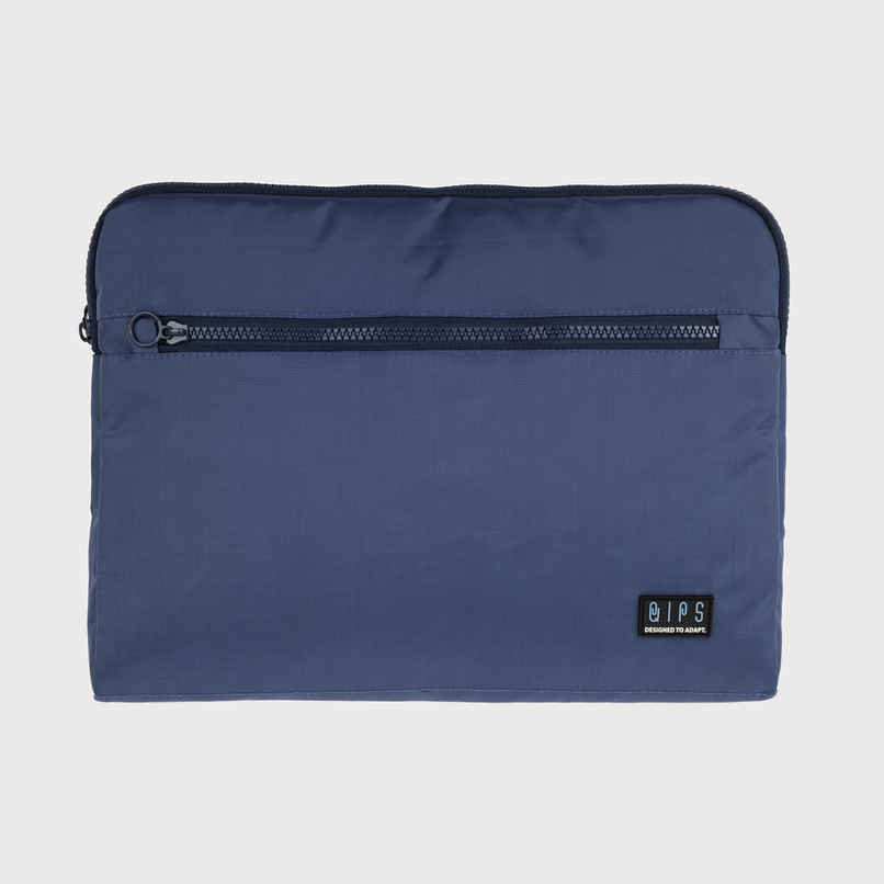 QIPS Unisex Solid Polyester 13 L Laptop Sleeve | Blue QIPS Unisex Solid Polyester 13 L Laptop Sleeve | Blue
