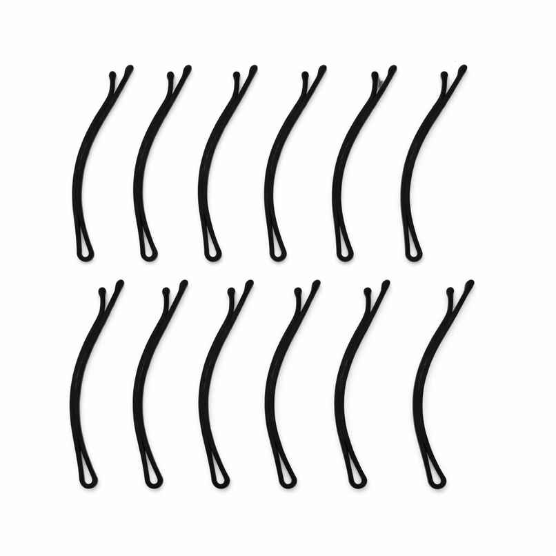 The Opal Factory Hair Accessories | Super Matt Bobby Pins for Girls and Women | Black The Opal Factory Hair Accessories | Super Matt Bobby Pins for Girls and Women | Black