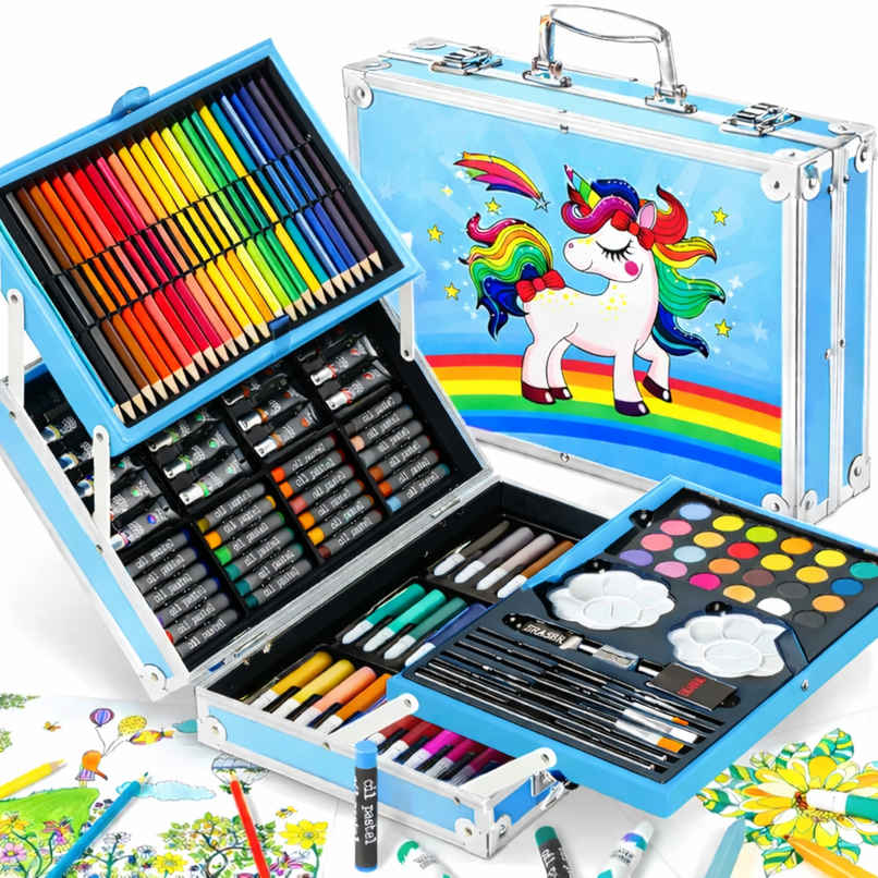 Fablue Unicorn Art Set for Kids Drawing Kit