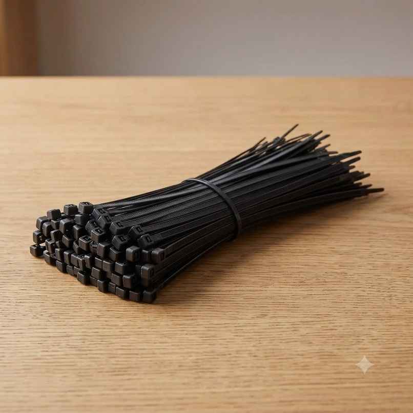 Daluci Grip Nylon Self-Locking Cable Ties | Zip Ties | Strong Organizer | Black Daluci Grip Nylon Self-Locking Cable Ties | Zip Ties | Strong Organizer | Black