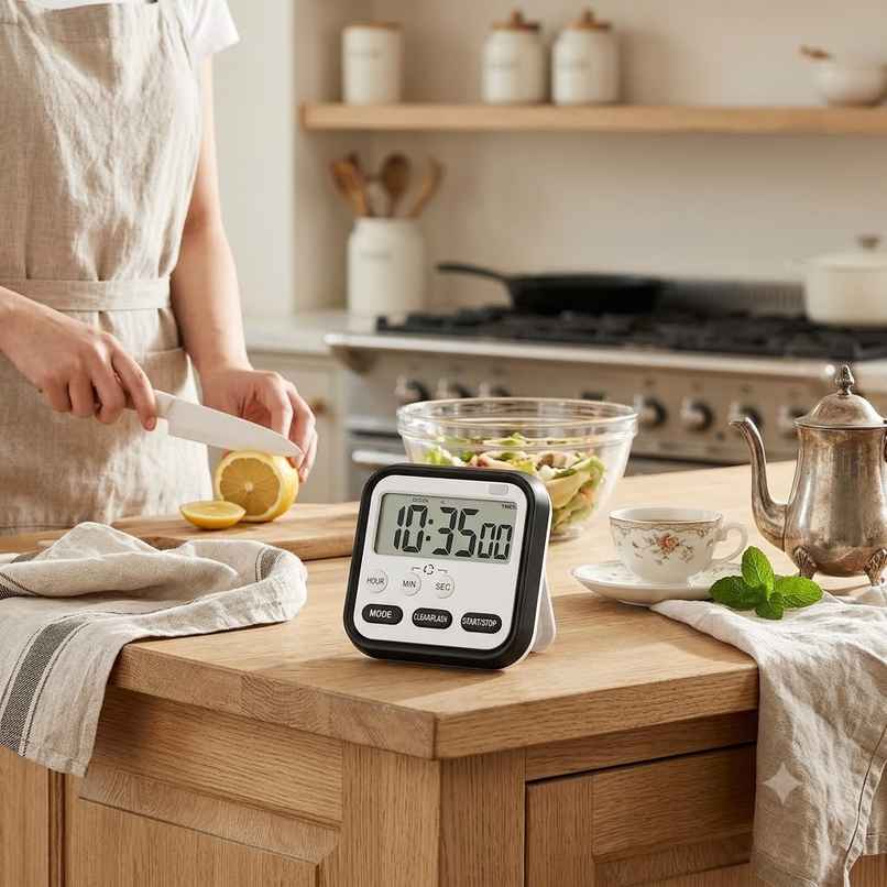 Perpetual Digital Alarm Clock with Magnet and Timer Perpetual Digital Alarm Clock with Magnet and Timer