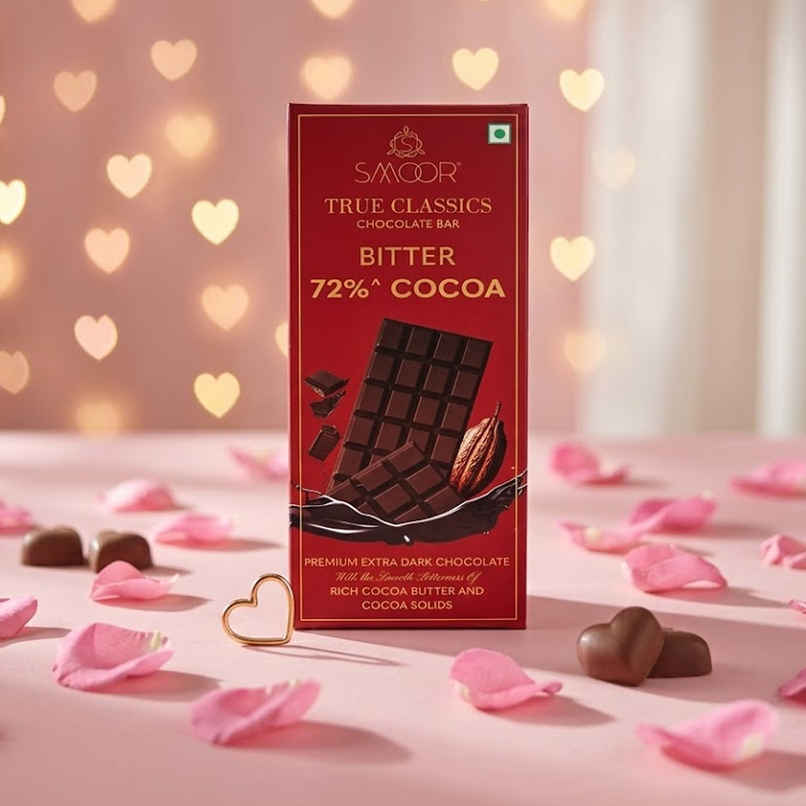 Smoor True Classic Bitter 72% Dark Chocolate Bar