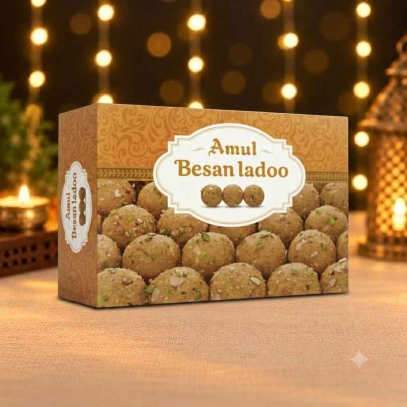 Amul Besan Ladoo | Sweet & Tasty Amul Besan Ladoo | Sweet & Tasty