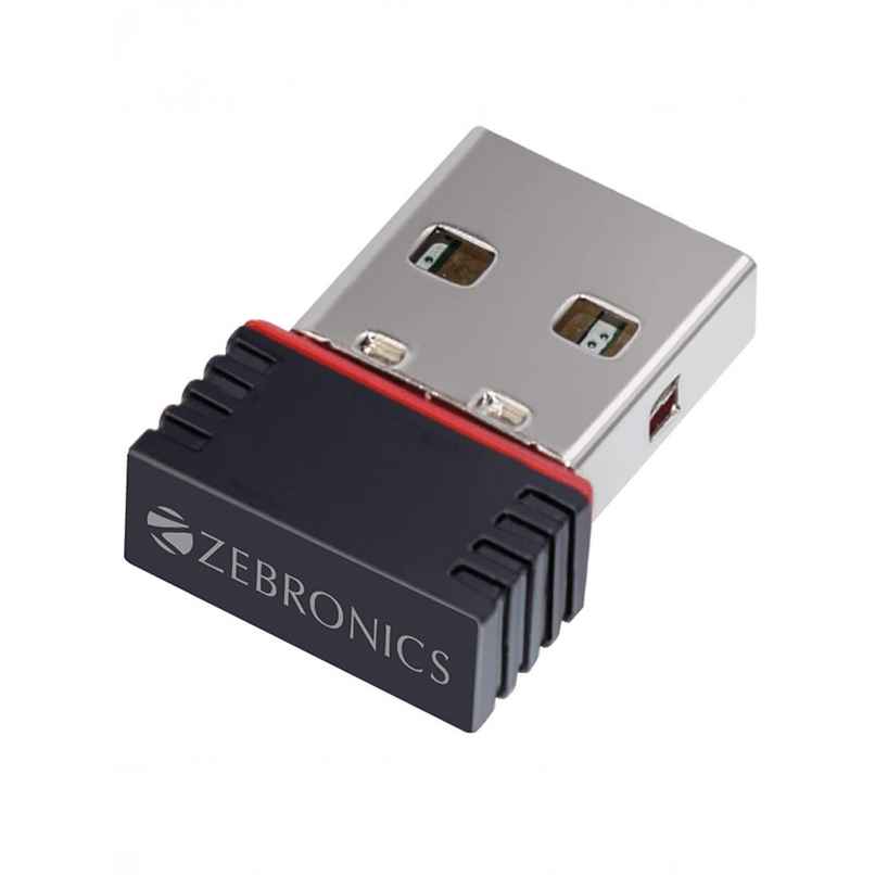 Zebronics USB150WF1 WiFi USB Mini Adapter Supports 150 Mbps Zebronics USB150WF1 WiFi USB Mini Adapter Supports 150 Mbps