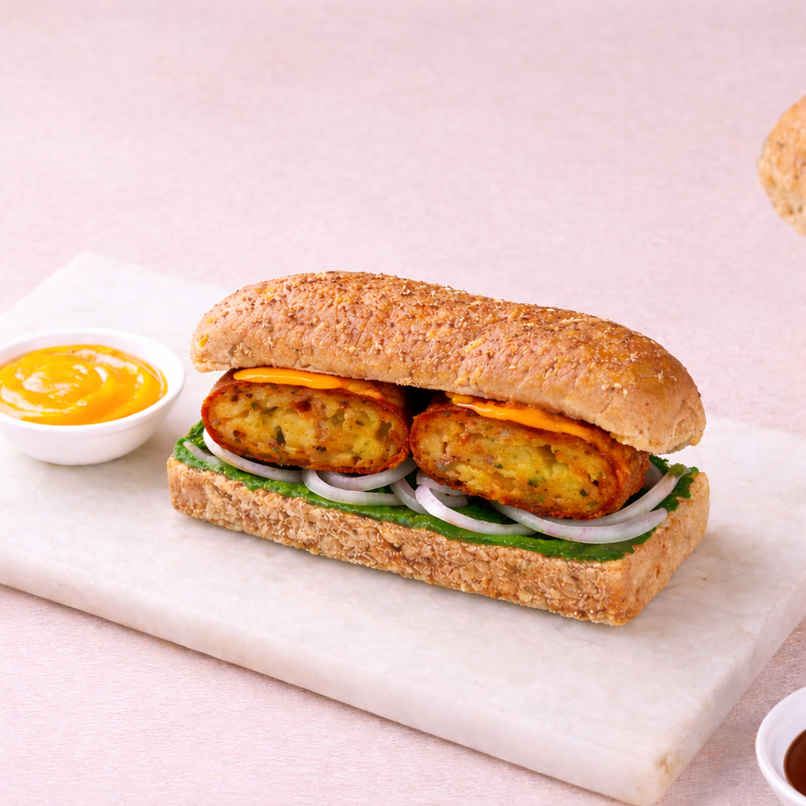 Bombay Aloo Tikki Sandwich Bombay Aloo Tikki Sandwich