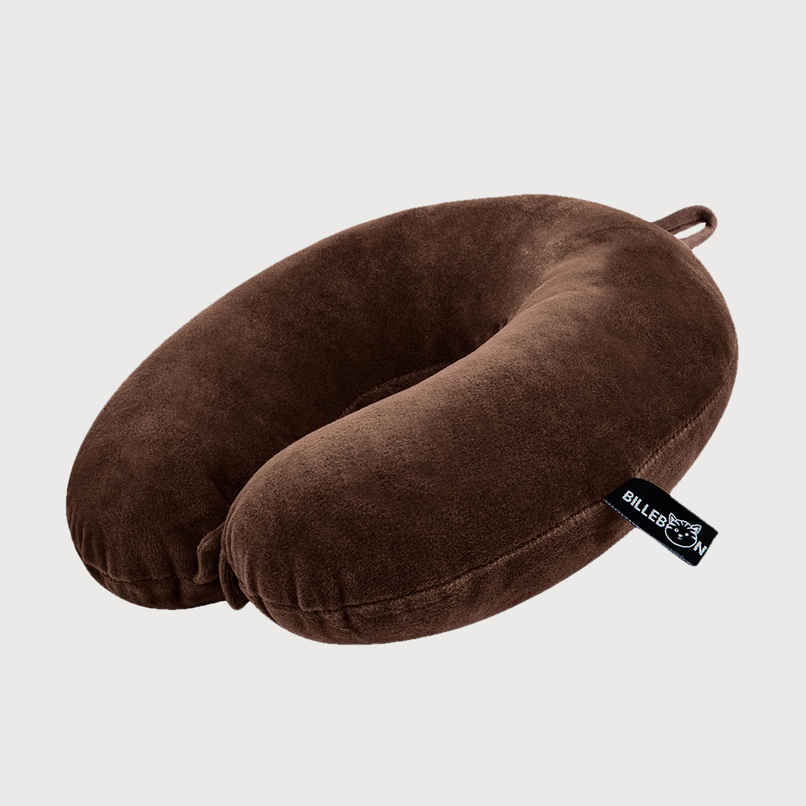 Billebon Unisex Fiber Neck Pillow | Brown - One Size