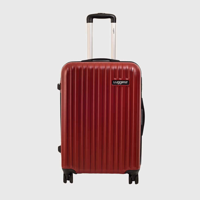 Luggero Classic Trolley Bag | Chilli Red - M