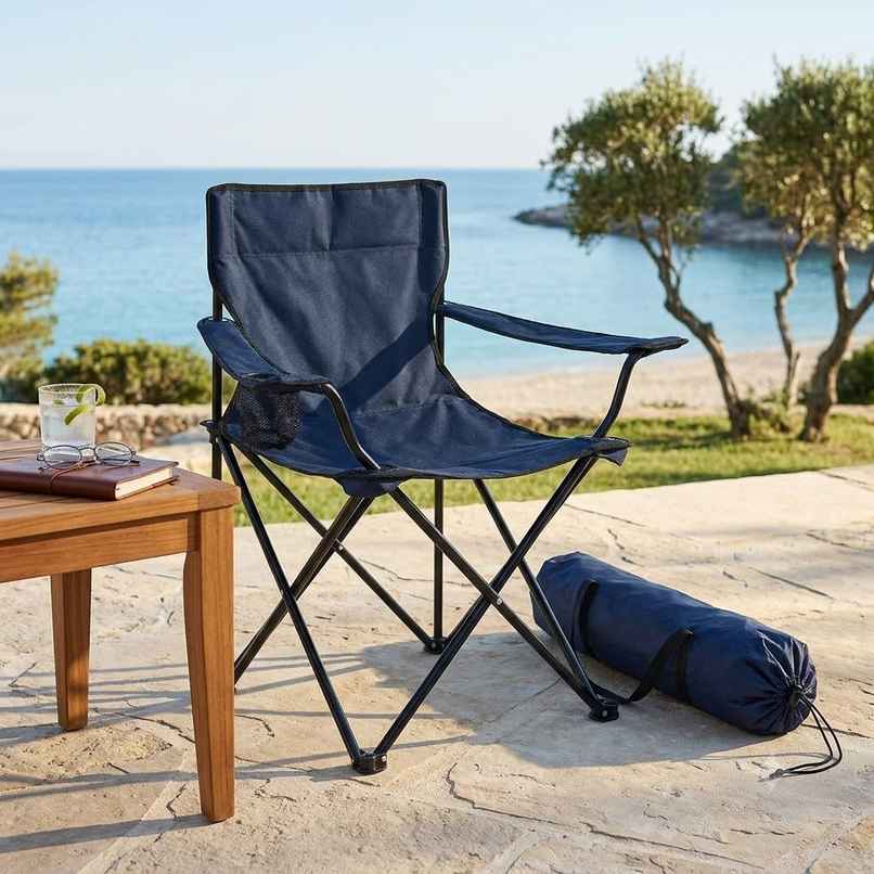 Perpetual Big Folding Camping Chair Multicolor