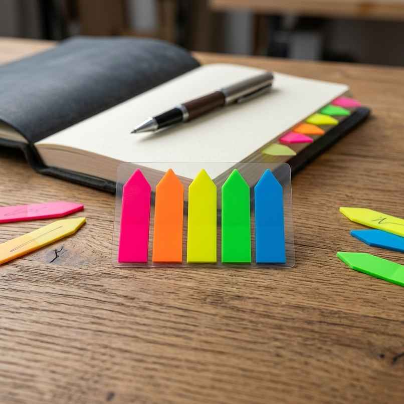 ABK Sticky Notes 12x45mm Neon Colors