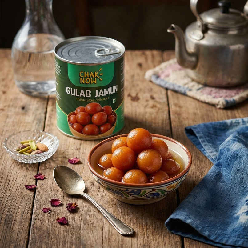 Gulab Jamun Tin By Chaknow Gulab Jamun Tin By Chaknow