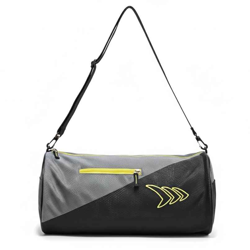 Mayor Duffle Gym Bag with Side Pocket Sports Bag Travel Bag for Men and Women | Yellow and Black