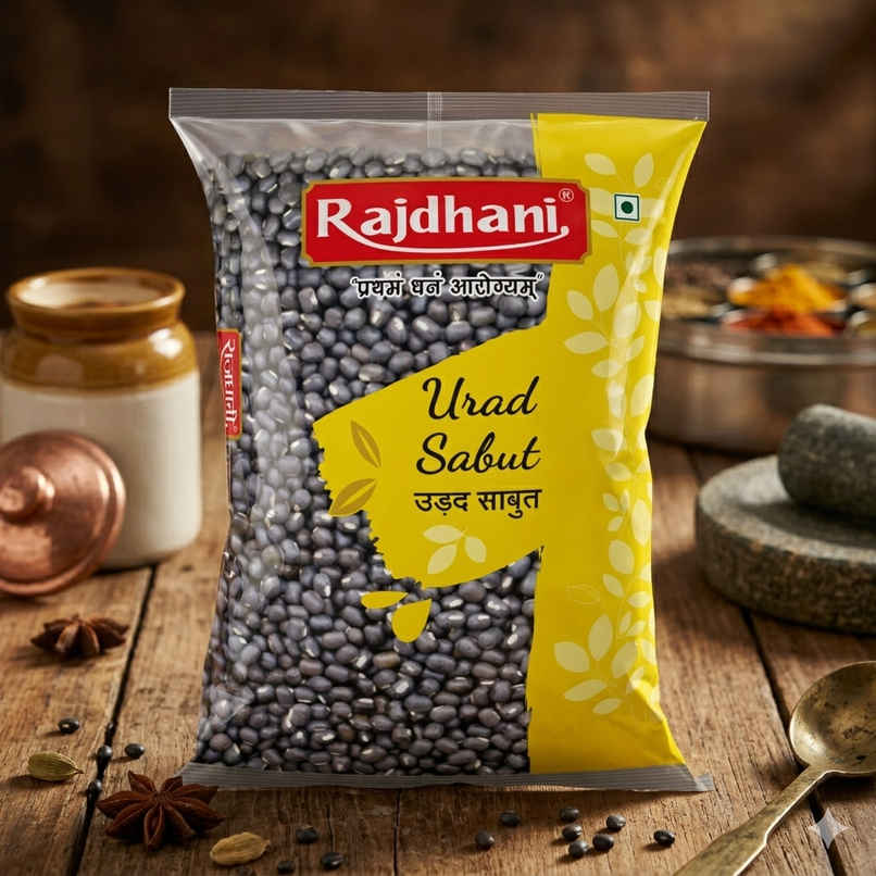 Rajdhani Unpolished Urad Whole / Sabut