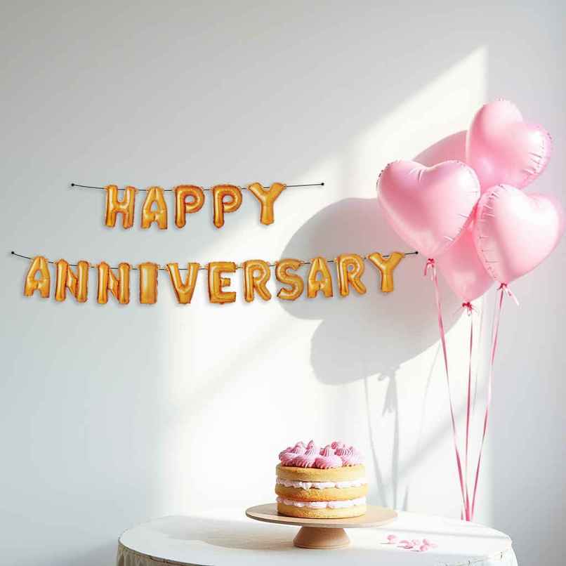 Happy Anniversary Paper Foil Banner | Propcon Happy Anniversary Paper Foil Banner | Propcon