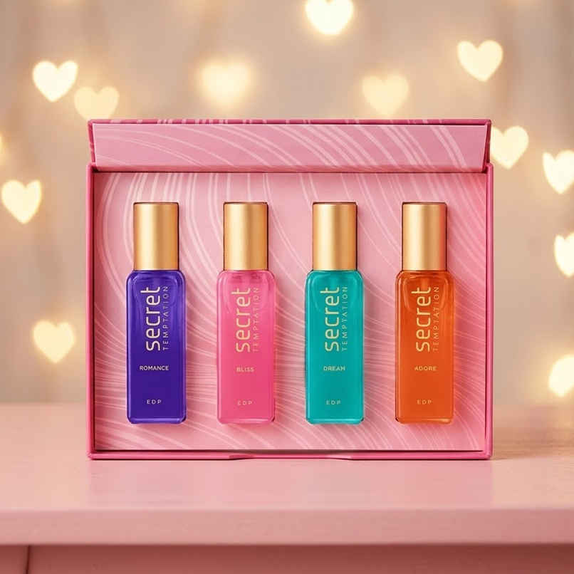 Secret Temptation Mini Perfume Gift Pack of 4 | Fragrance Set