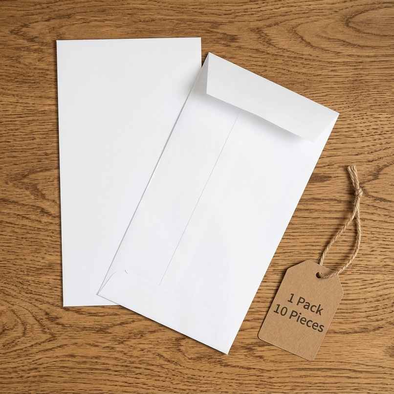 ABK White Envelopes Letter Size ABK White Envelopes Letter Size