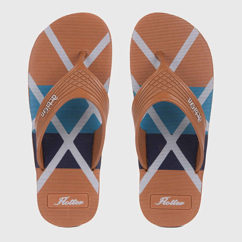 Action Men's Gfl-3825 Slippers | Evening Walk | Bathroom | Room Slippers | Tan - UK 10