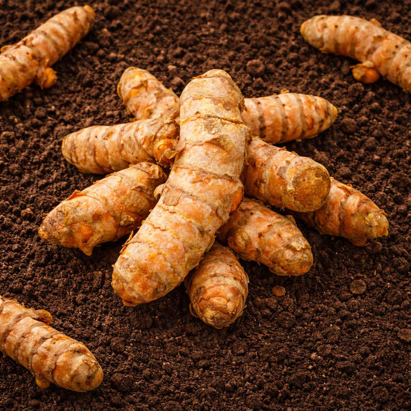 Organically Grown Raw Turmeric
