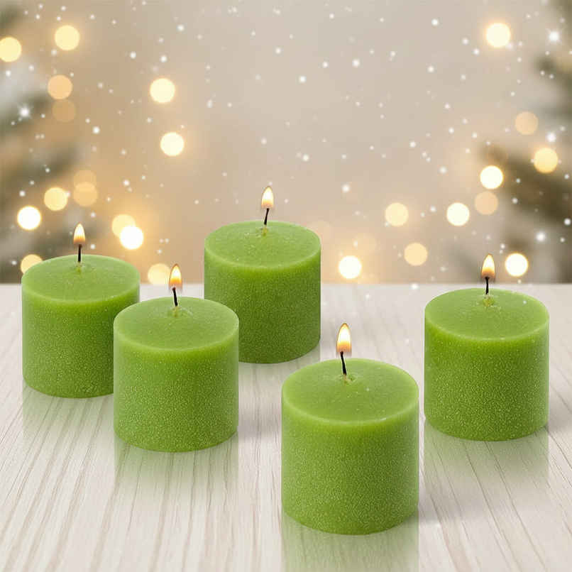 Scented Votive Candles | Lemon Grass | Pack of 6 | Samsidhi