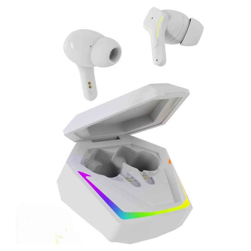 Aroma NB138 Bound - 60 Hours Playback | TWS | ANC with 32dB Noise Cancellation | White