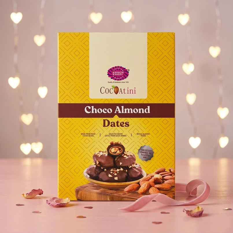 Karachi Bakery Choco Almond Dates Shaped Chocolates