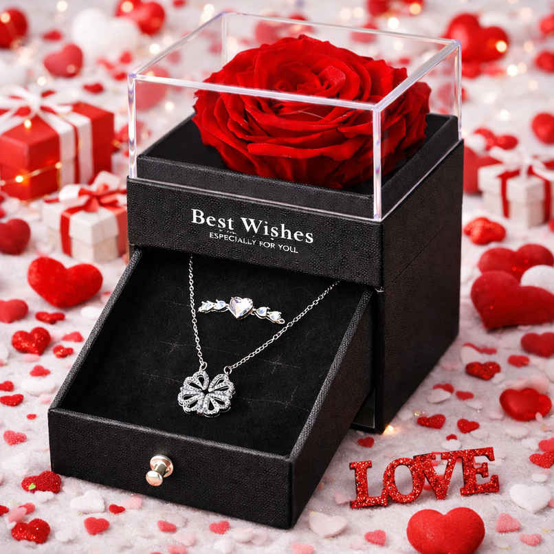 Beautynx Red Rose Jewellery Surprise BNX-GF-00070 | Women's Day
