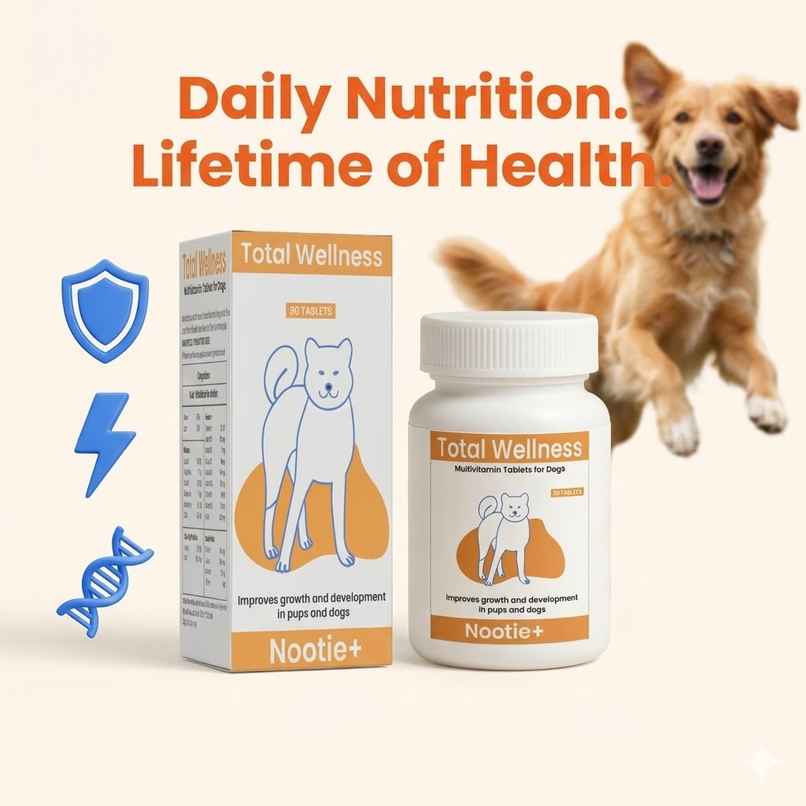 Nootie Total Wellness Multivitamin Dog Supplement Nootie Total Wellness Multivitamin Dog Supplement