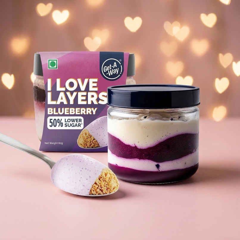 Get-A-Way Blueberry Cheesecake Jar | Soft & Fruity