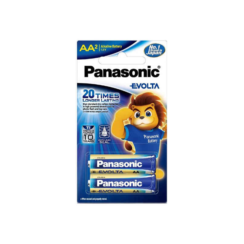 Panasonic Evolta Alkaline AA Battery - Anti-Leak Seal