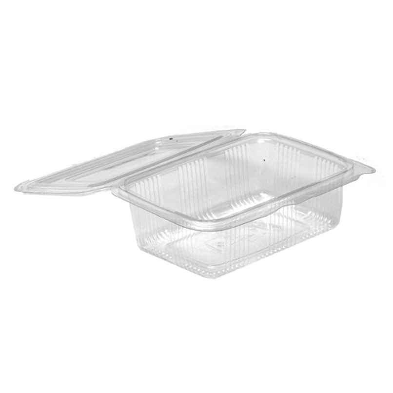 Plastic Hinge Box | Pack Of 10 | 500 ml | Tempware