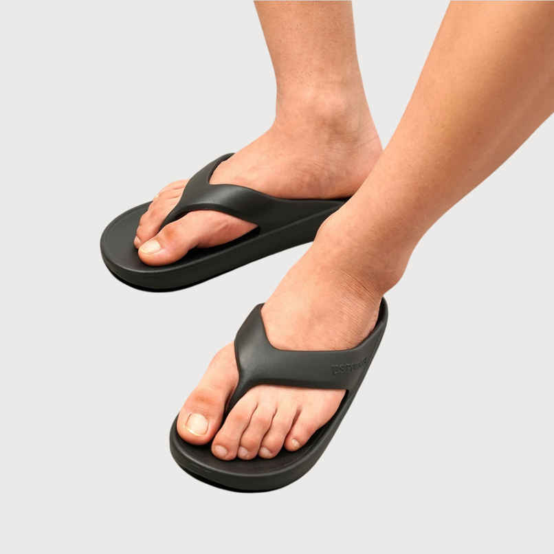 U.S. Polo Assn. Men's | Men Axel 2.0 Foam Walk Flip Flop | Black | UK 7